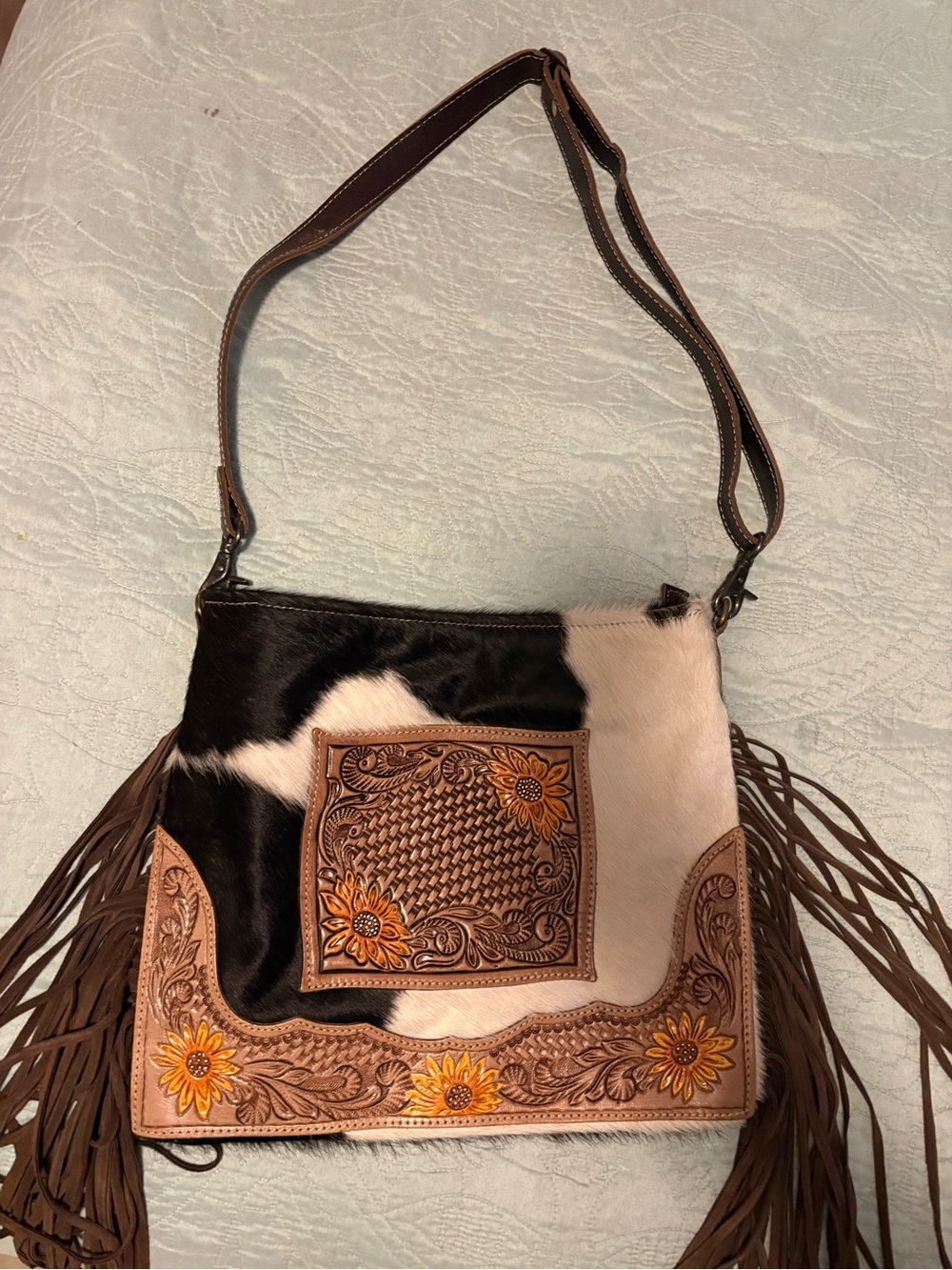 Myra Bag Fantaisie Hand Tooled Bag - Picture 3 of 11